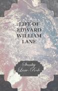 Life of Edward William Lane