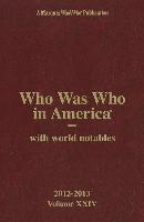 Who Was Who in America with World Notables