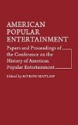 American Popular Entertainment