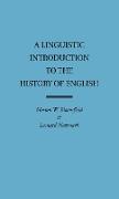 A Linguistic Introduction to the History of English