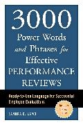 3000 Power Words and Phrases for Effective Performance Reviews