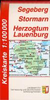 Segeberg, Stormarn und Herzogtum Lauenburg Kreiskarte 1 : 100 000