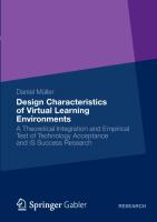 Design Characteristics of Virtual Learning Environments