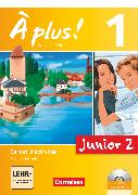 À plus !, Französisch als 1. Fremdsprache - Ausgabe 2012, Band 1: 2. Lernjahr, Junior 2, Carnet d'activités mit CD-Extra und DVD-ROM, Mit eingelegtem Förderheft