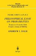 Pierre-Simon Laplace Philosophical Essay on Probabilities