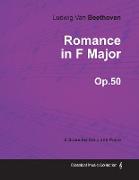 Romance in F Major - A Score for Cello and Piano Op.50 (1798)