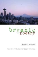 Organic Poetry: North American Field Poetics