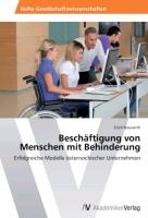 Beschäftigung von Menschen mit Behinderung