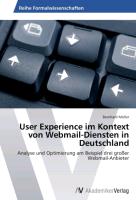 User Experience im Kontext von Webmail-Diensten in Deutschland