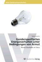 Genderspezifisches Energieverhalten unter Bedingungen von Armut