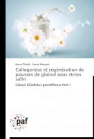 Callogenèse et régénération de pousses de glaïeul sous stress salin