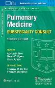 The Washington Manual Pulmonary Medicine Subspecialty Consult