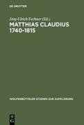 Matthias Claudius 1740-1815