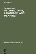Architecture, Language, and Meaning