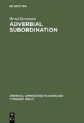Adverbial Subordination