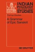 A Grammar of Epic Sanskrit