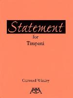 Statement for Timpani