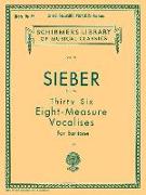 36 Eight-Measure Vocalises, Op. 96: Schirmer Library of Classics Volume 115