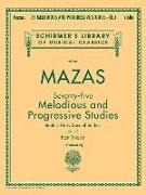 75 Melodious and Progressive Studies, Op. 36 - Book 1: Schirmer Library of Classics Volume 487 Violin Method