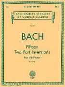 15 Two-Part Inventions: Schirmer Library of Classics Volume 1512 Piano Solo, Arr. Busoni