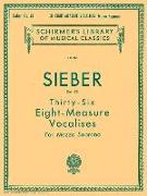 36 Eight-Measure Vocalises, Op. 93: Schirmer Library of Classics Volume 112