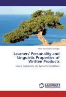 Learners' Personality and Linguistic Properties of Written Products