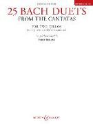 25 Bach Duets from the Cantatas (): Two Cellos Performance Score