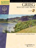 Edvard Grieg - Selected Lyric Pieces: Piano with Online Audio