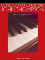 Classic Piano Repertoire: John Thompson