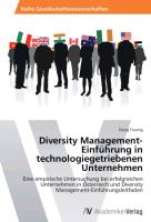 Diversity Management-Einführung in technologiegetriebenen Unternehmen