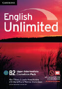 English Unlimited Upper Intermediate Coursebook with E-Portfolio and Online Workbook Pack [With CDROM]