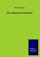 Das altdeutsche Handwerk