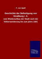 Geschichte der Befestigung von Straßburg i. E