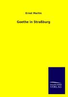 Goethe in Straßburg