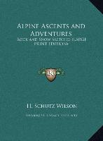 Alpine Ascents and Adventures