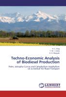 Techno-Economic Analysis of Biodiesel Production