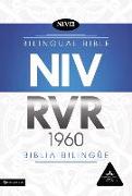 Reina Valera 1960/NIV, Bilingual Bible, Leather-Look, Thumb Indexed, Black