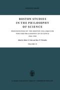 Proceedings of the Boston Colloquium for the Philosophy of Science 1966/1968