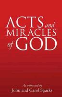 Acts and Miracles of God