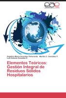 Elementos Teóricos: Gestión Integral de Residuos Sólidos Hospitalarios