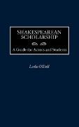 Shakespearean Scholarship