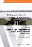 Einfluss von Patenttrollen auf die produzierende Wirtschaft