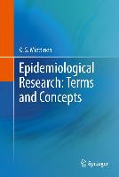 Epidemiological Research: Terms and Concepts