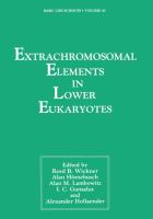 Extrachromosomal Elements in Lower Eukaryotes