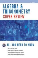 Algebra & Trigonometry Super Review