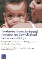 Transforming Systems for Parental Depression and Early Childhood Developmental Delays: Findings and Lessons Learned from the Helping Families Raise He