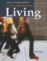Contemporary Living: Teacher's Annotated Workbook