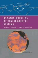 Dynamic Modeling of Environmental Systems