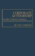 Corporate Authorship