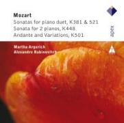 Sonatas For Piano Duet,K 381 & 521/K 501/K 448